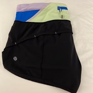 Lululemon speed shorts 6 black